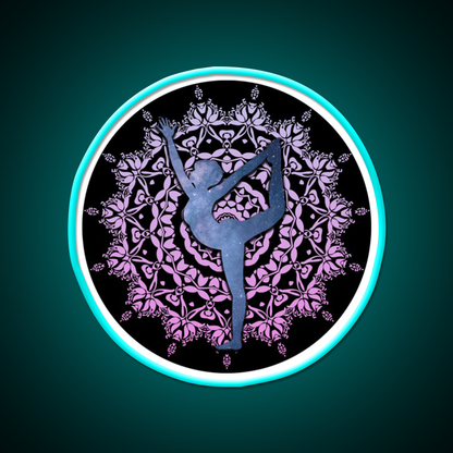 Lord Of The Dance Yoga Led Neon Sign For Wellness Space Rgb Color