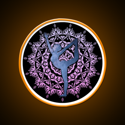 Lord Of The Dance Yoga Led Neon Sign For Wellness Space Rgb Color