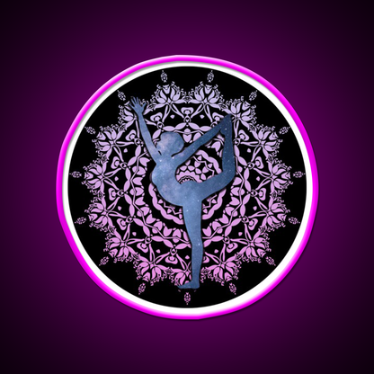 Lord Of The Dance Yoga Led Neon Sign For Wellness Space Rgb Color