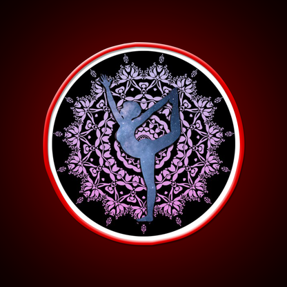 Lord Of The Dance Yoga Led Neon Sign For Wellness Space Rgb Color