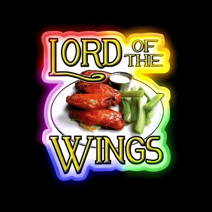 Lord Of The Wings Man Cave Bar Led Neon Sign Rgb Color