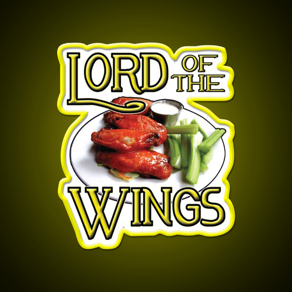 Lord Of The Wings Man Cave Bar Led Neon Sign Rgb Color
