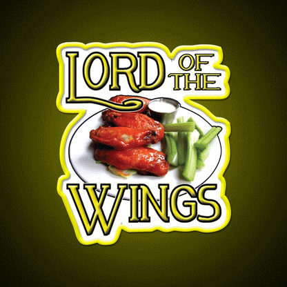Lord Of The Wings Man Cave Bar Led Neon Sign Rgb Color