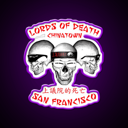 Lords Of Death Asian Cultural Led Neon Sign Rgb Color - Shineneon