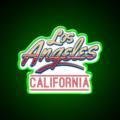 Los Angeles California Letter Two Design Asian Cultural Led Neon Sign Rgb Color - LED neon sign view 8