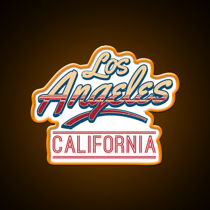 Los Angeles California Letter Two Design Asian Cultural Led Neon Sign Rgb Color - LED neon sign view 6