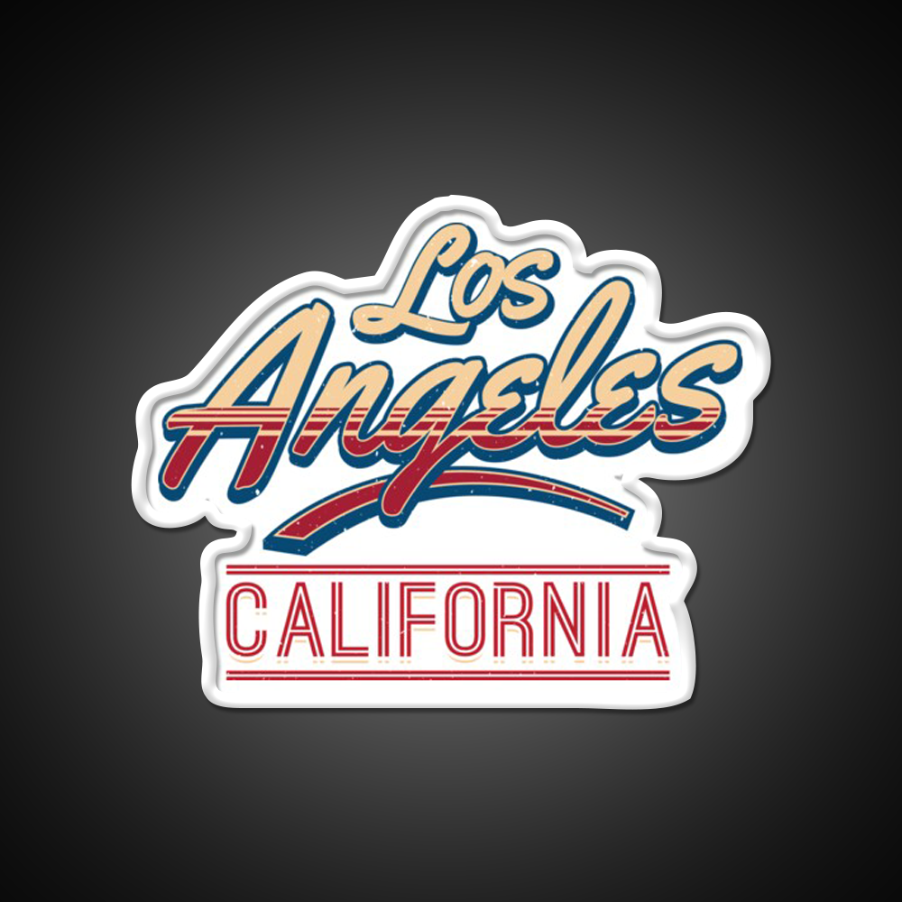 Los Angeles California Letter Two Design Asian Cultural Led Neon Sign Rgb Color - LED neon sign view 11