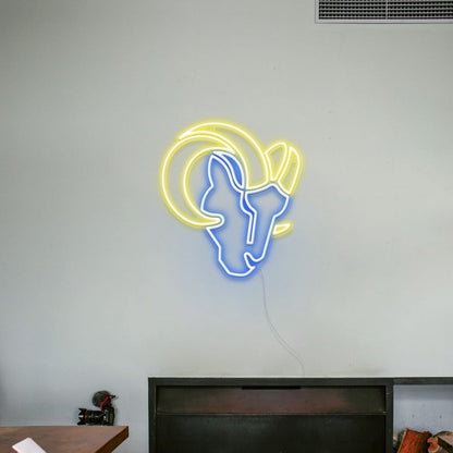 Los Angeles Rams Led Neon Sign Wall Art | Shineneon
