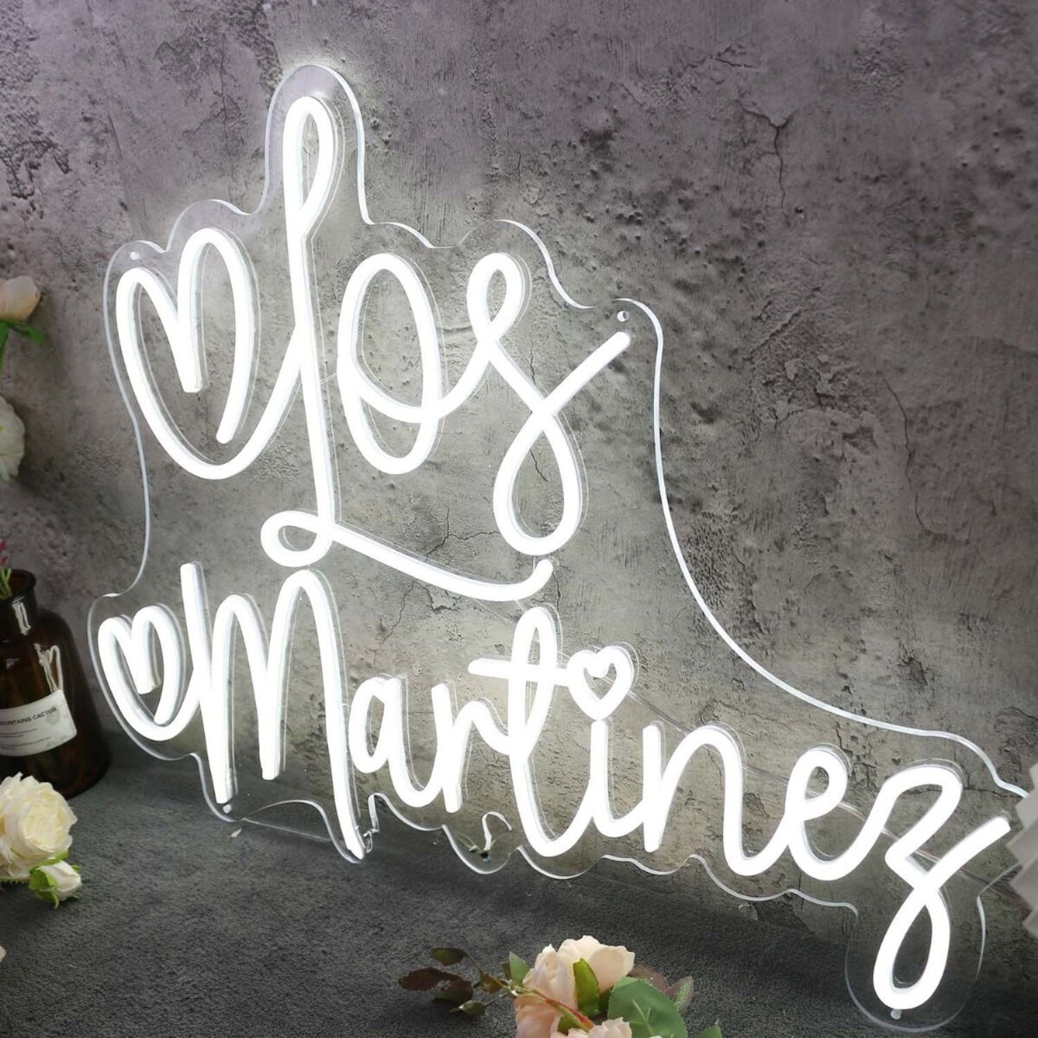 Los Martinez White Led Neon Sign - Shineneon