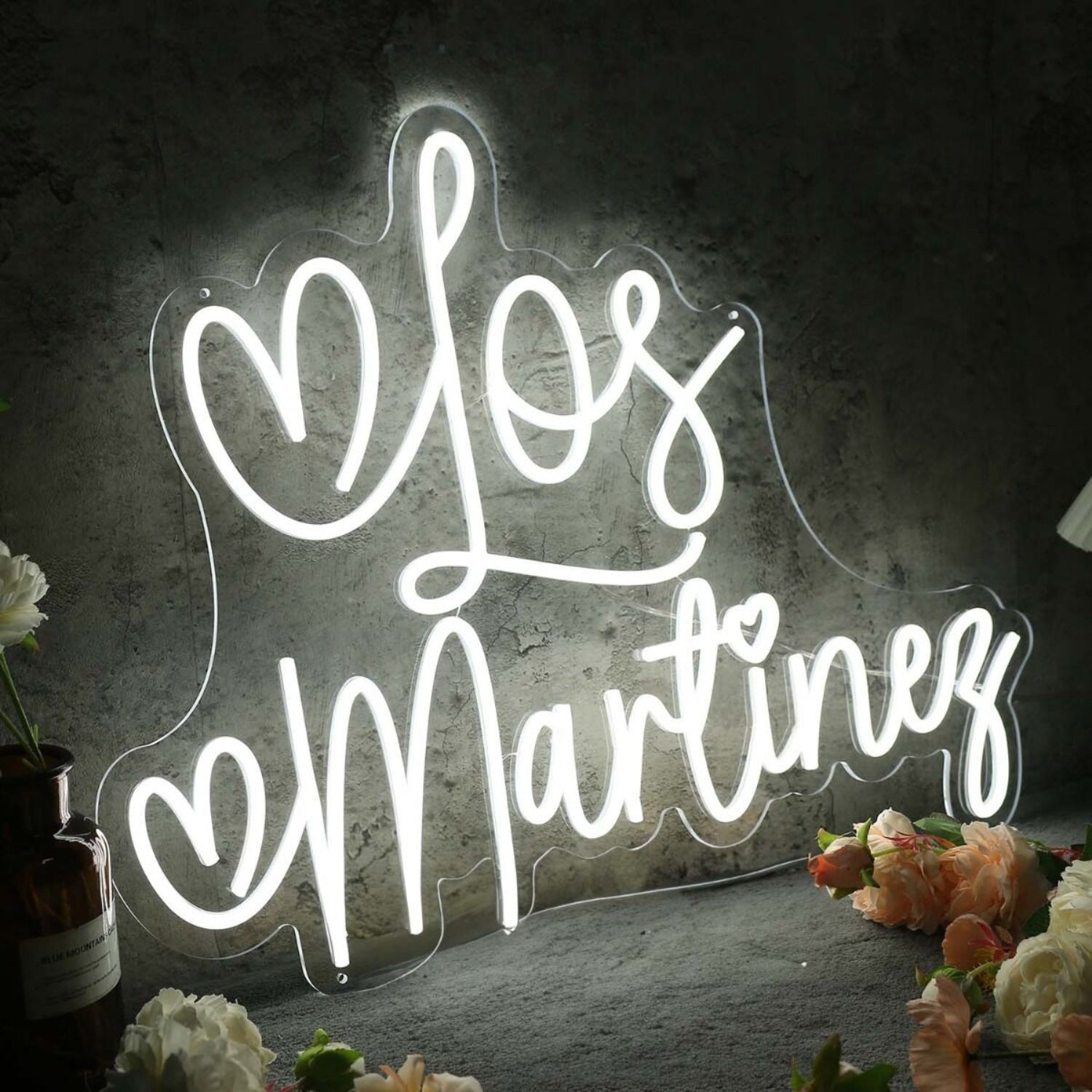Los Martinez White Led Neon Sign - Shineneon