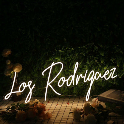 Los Rodrigaez Yellow Led Neon Sign - Shineneon