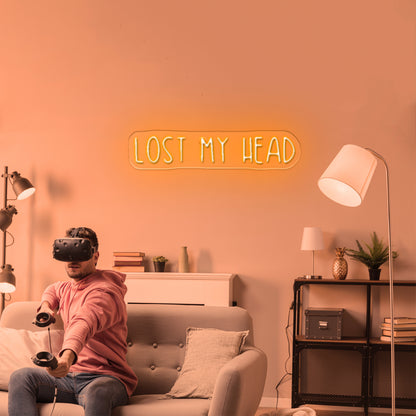 Lost My Head Neon Sign Quote Party Neon Sign For Sale