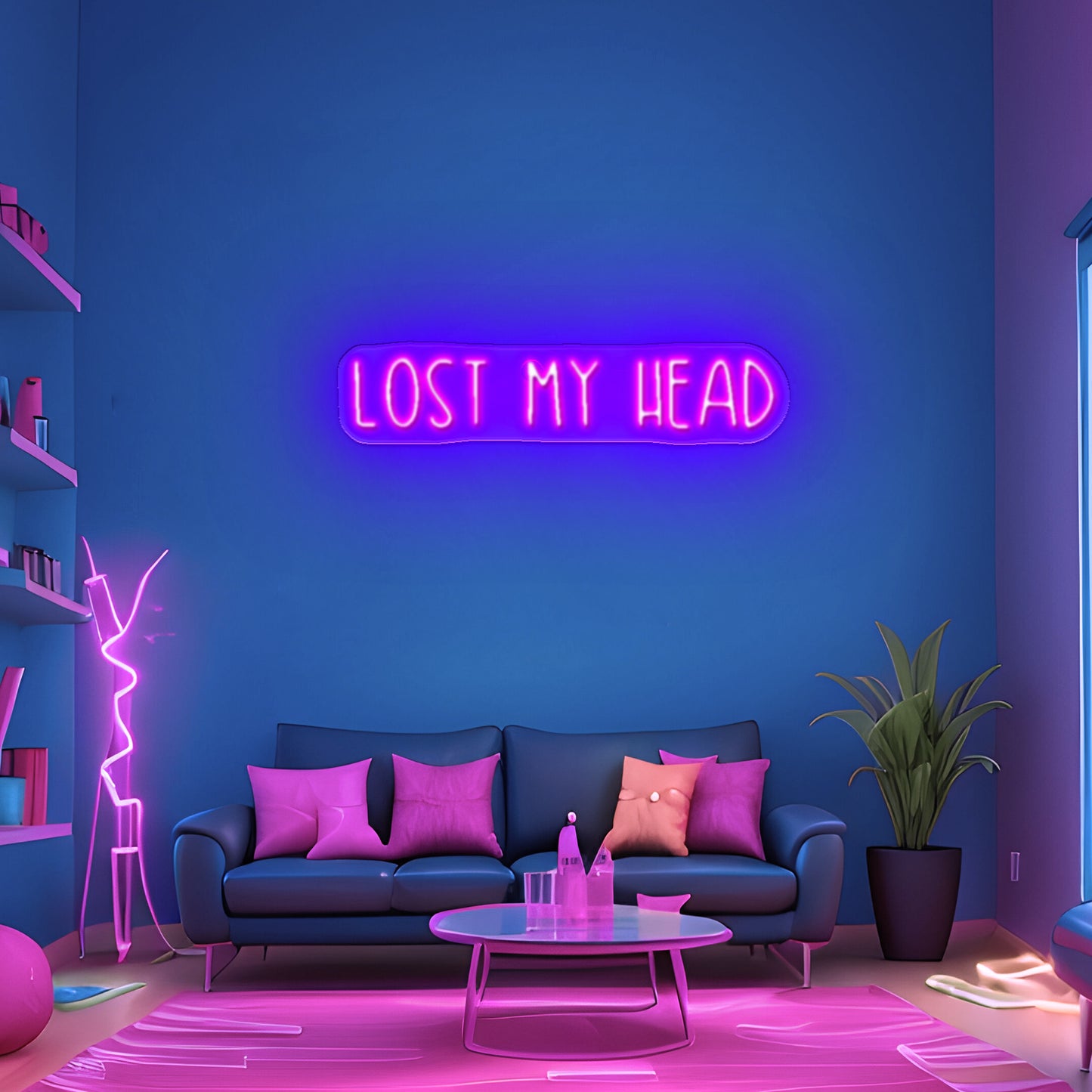 Lost My Head Neon Sign Quote Party Neon Sign For Sale