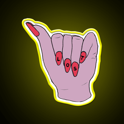 Lost Nail Salon Led Neon Sign Rgb Color - Shineneon