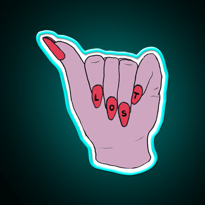 Lost Nail Salon Led Neon Sign Rgb Color - Shineneon