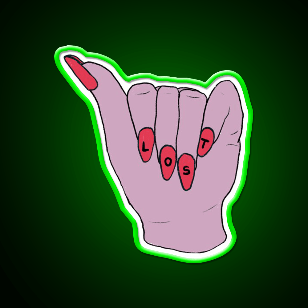 Lost Nail Salon Led Neon Sign Rgb Color - Shineneon