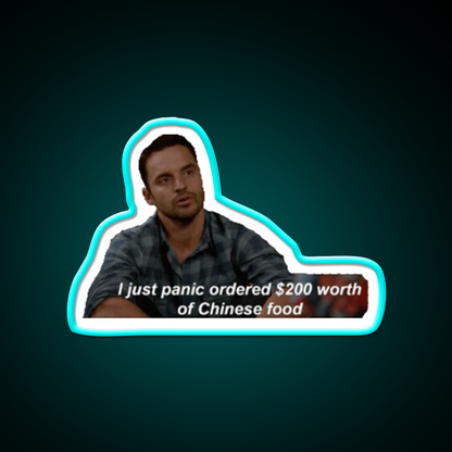 Lots Of Chinese Food Led Neon Sign Chinese Food Rgb Color