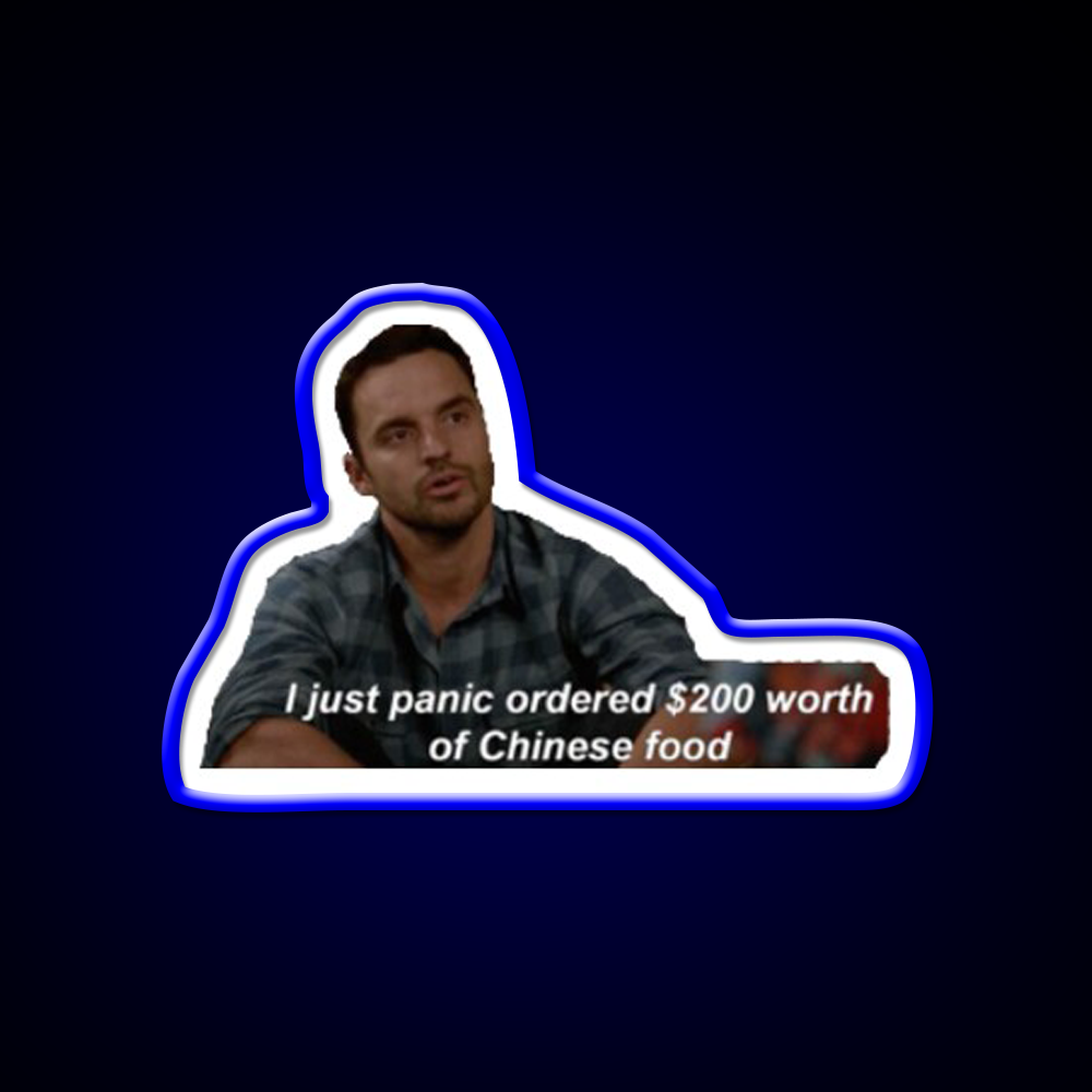 Lots Of Chinese Food Led Neon Sign Chinese Food Rgb Color