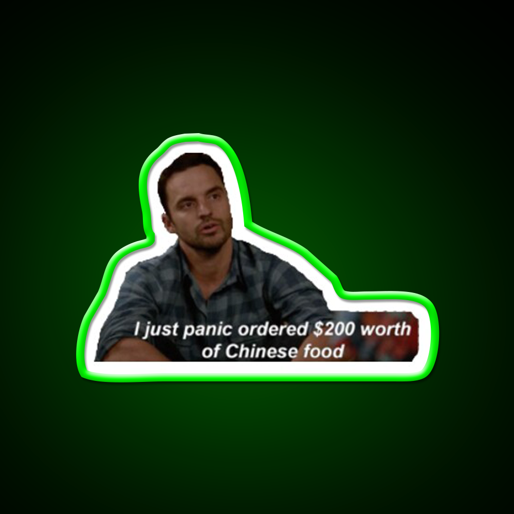 Lots Of Chinese Food Led Neon Sign Chinese Food Rgb Color