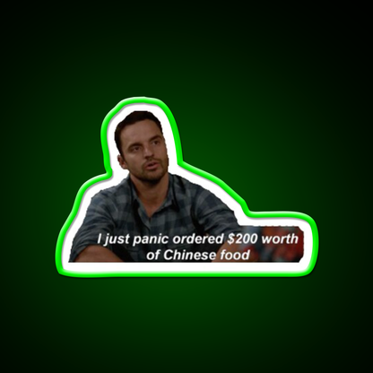 Lots Of Chinese Food Led Neon Sign Chinese Food Rgb Color