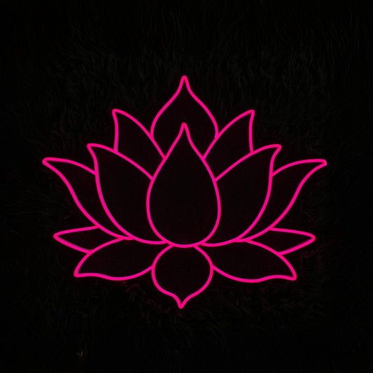 Lotus Flower Neon Sign, Lotus Led Light