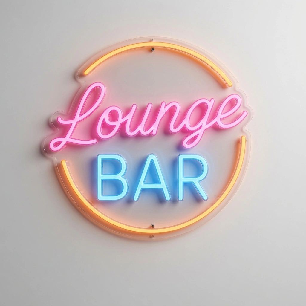 Lounge Bar Business LED Neon Sign - 01 Original Product Image