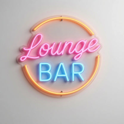 Lounge Bar Business LED Neon Sign - 01 Original Product Image