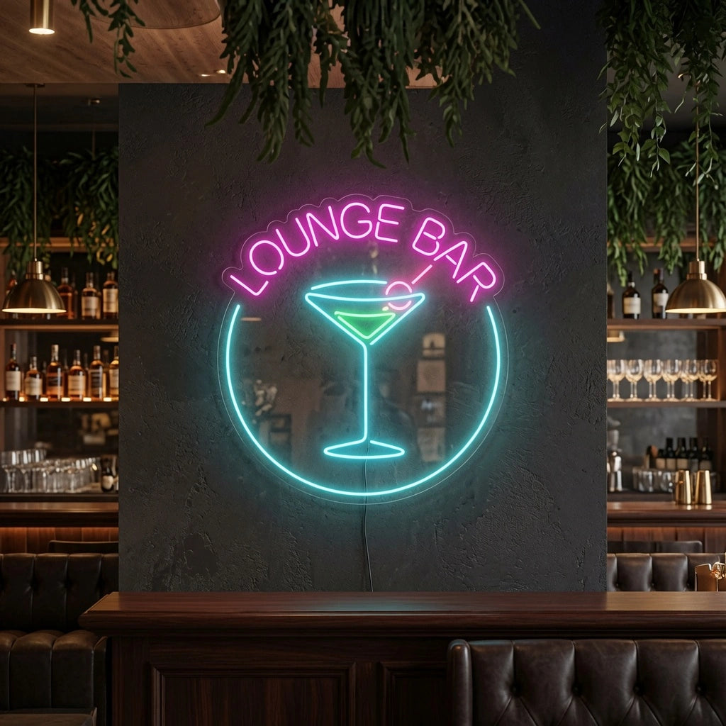 Lounge Business LED Neon Sign - 03 Real Lifestyle Scene