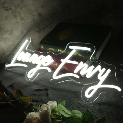 Lounge Envy White Led Neon Sign - Shineneon