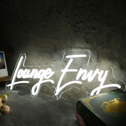 Lounge Envy White Led Neon Sign - Shineneon