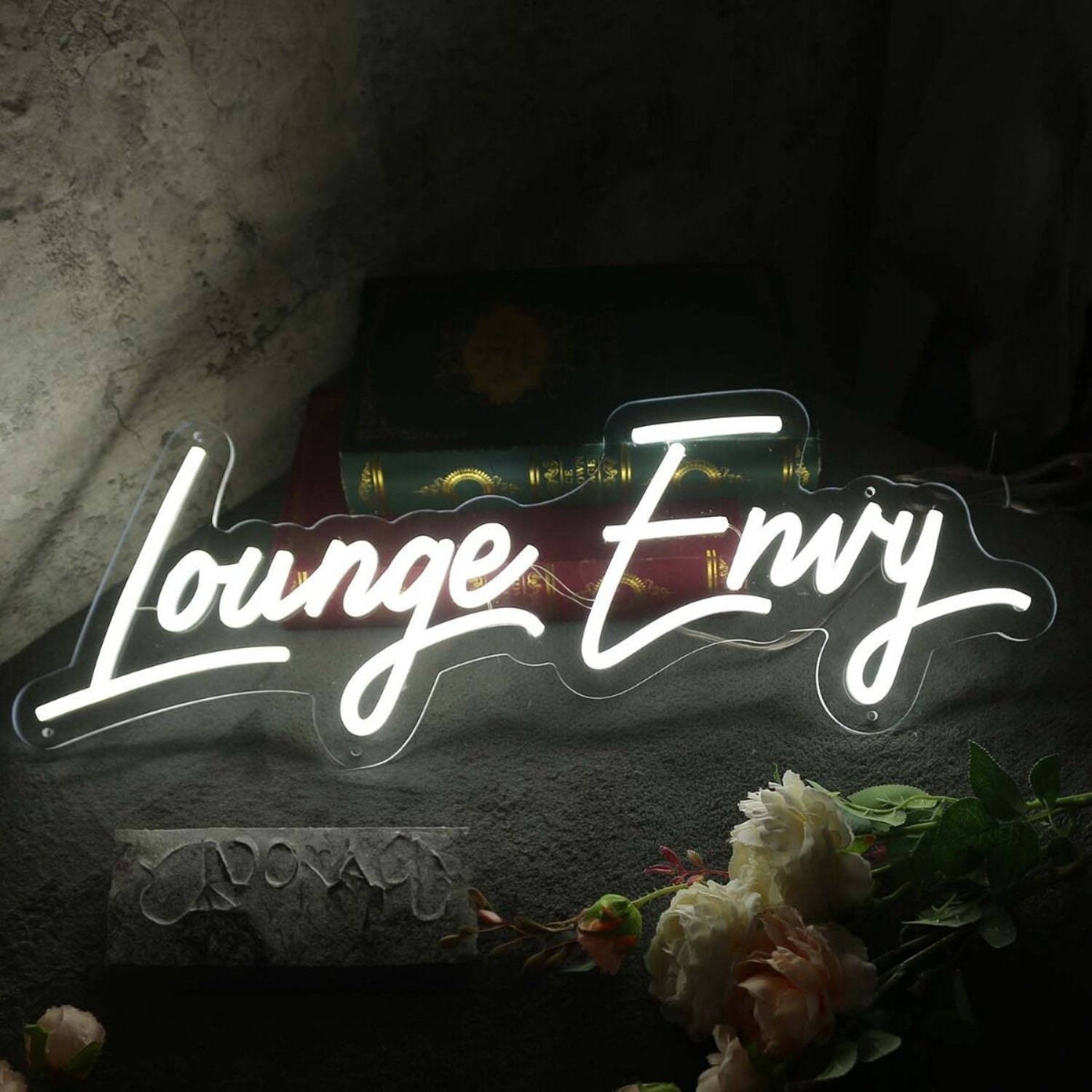 Lounge Envy White Led Neon Sign - Shineneon