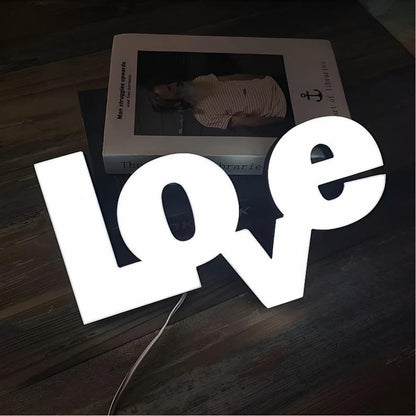 Love 3D Frontlit Channel Letters Led Light Sign