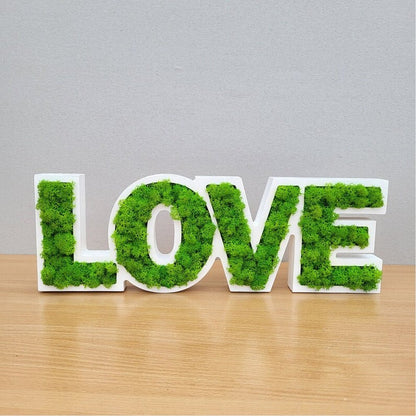Love 3D Moss Letter Sign - Shineneon