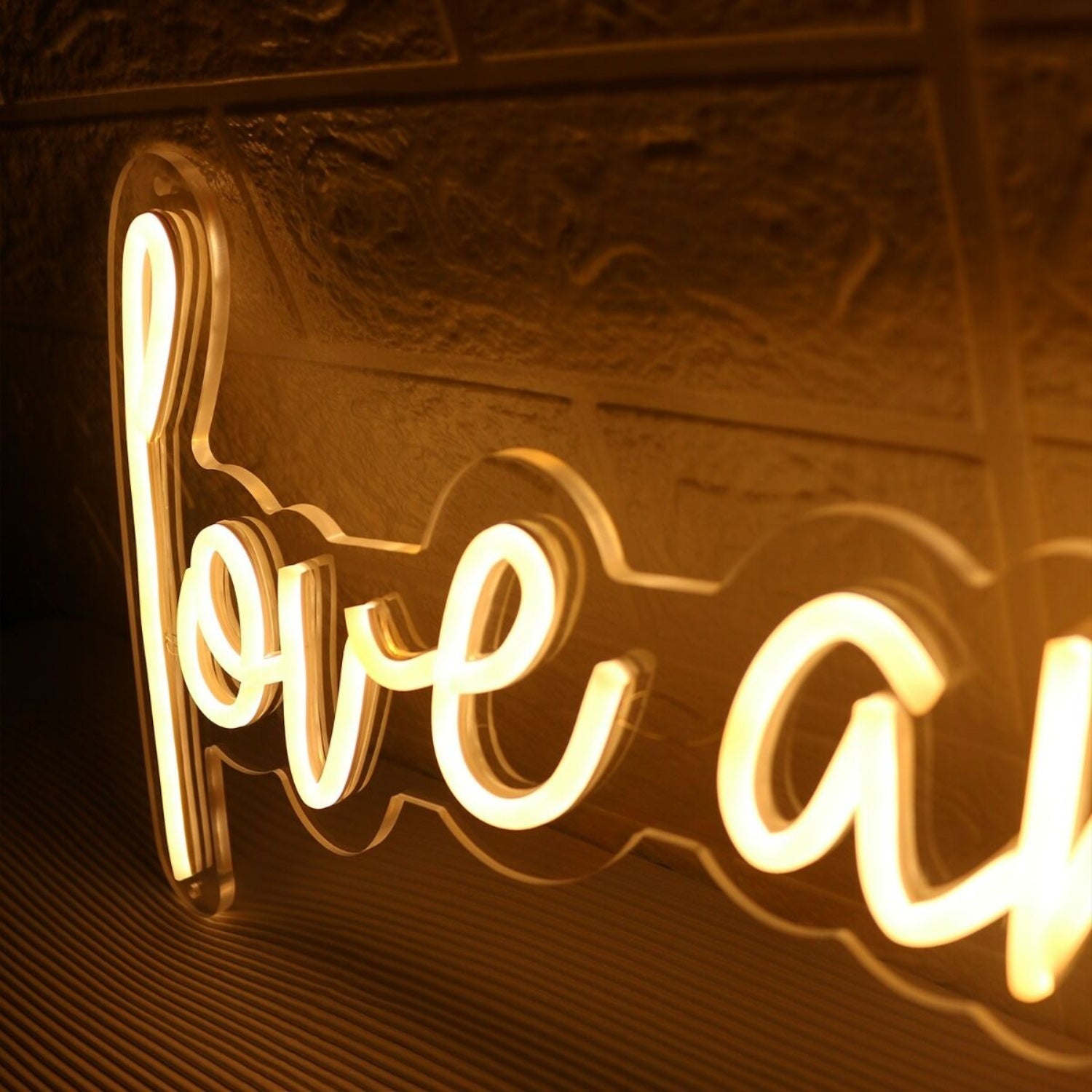 Love And Bijoux Yellow Led Neon Sign - Shineneon