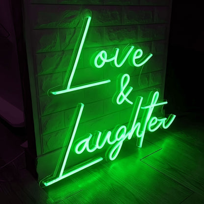 Love And Laughter Add A Radiant Glow Of Joy To Your With Neon | Shineneon