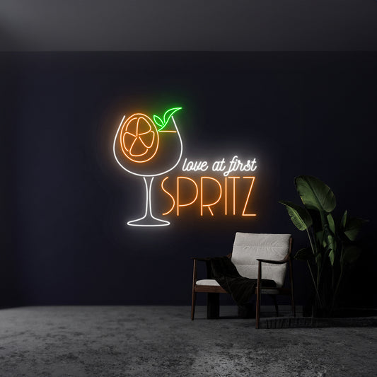 Love At First Spritz Led Sign