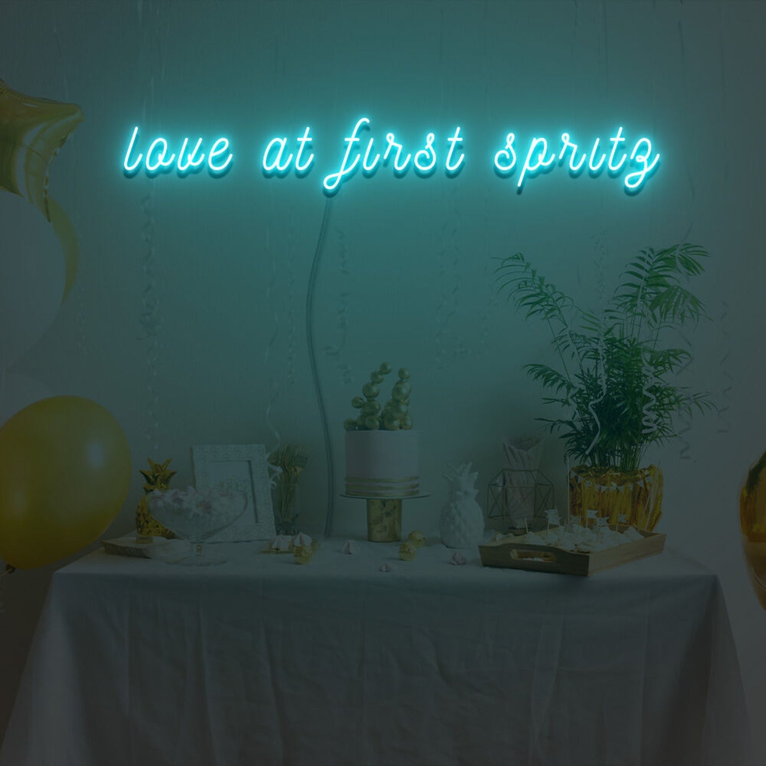 Love At First Spritz Neon Sign For Celebratory And Fun Spaces | Shineneon