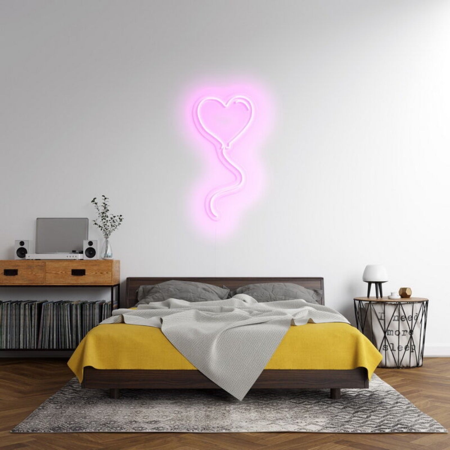 Love Balloon Neon Sign For Playful Romantic Decor | Shineneon
