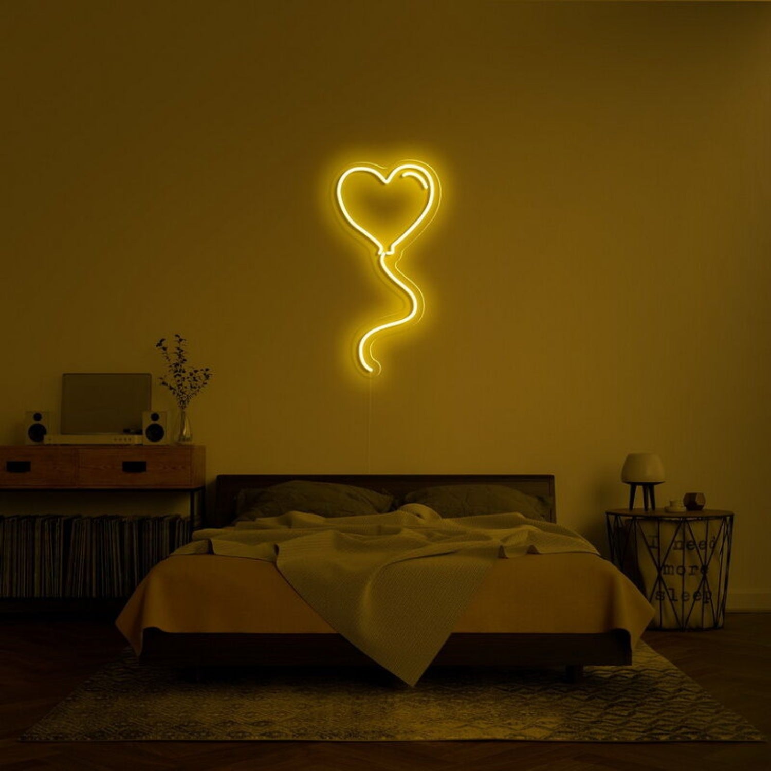 Love Balloon Neon Sign For Playful Romantic Decor | Shineneon