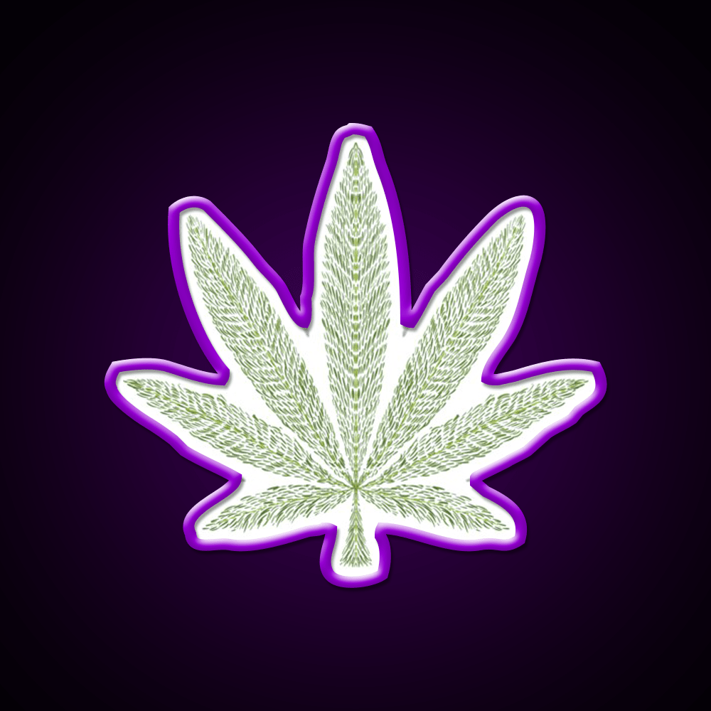 Love Bob Marley Hemp Inspired Green Leaf Led Neon Sign Rgb Color - Shineneon