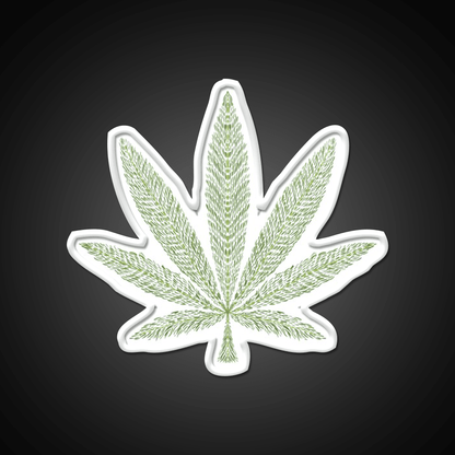 Love Bob Marley Hemp Inspired Green Leaf Led Neon Sign Rgb Color - Shineneon