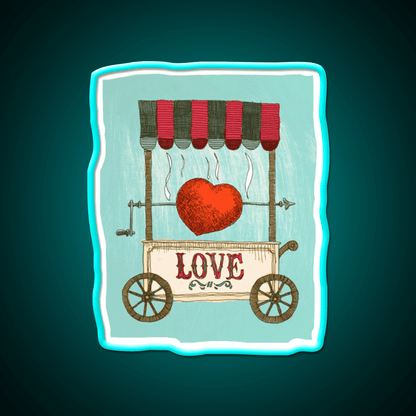 Love Booth Fast Food Led Neon Sign For Burger Place Rgb Color - Shineneon