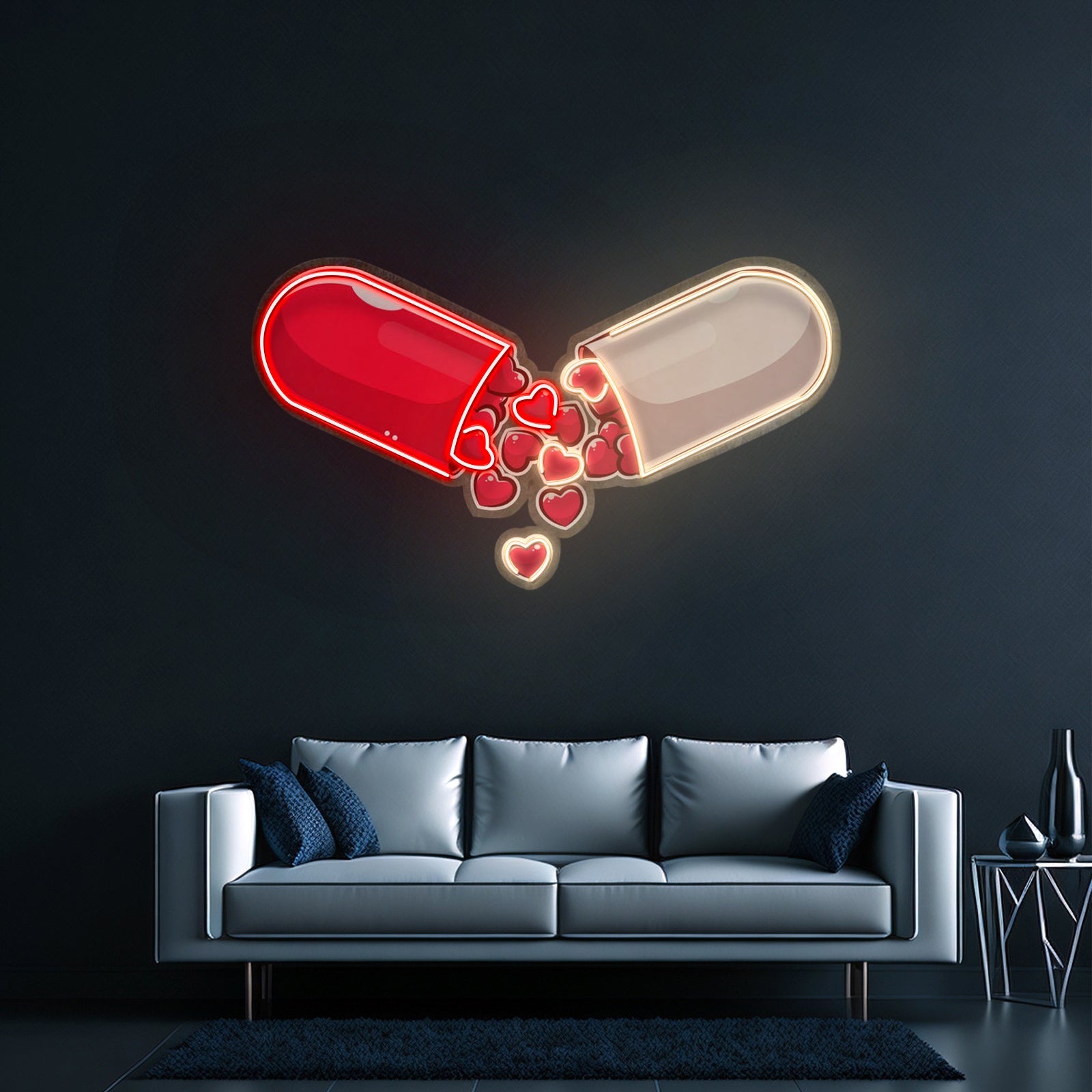 Love Capsule Cartoon Led Neon Sign Light Custom Led Signs - Shineneon