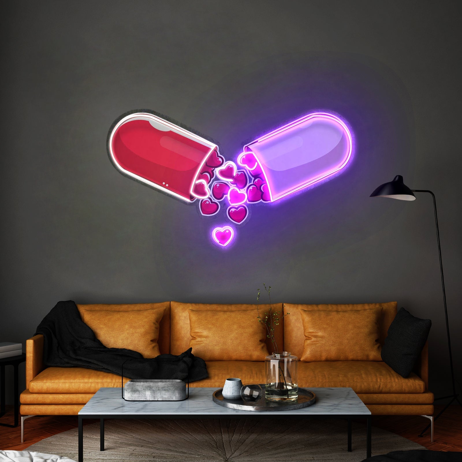 Love Capsule Cartoon Led Neon Sign Light Custom Led Signs - Shineneon