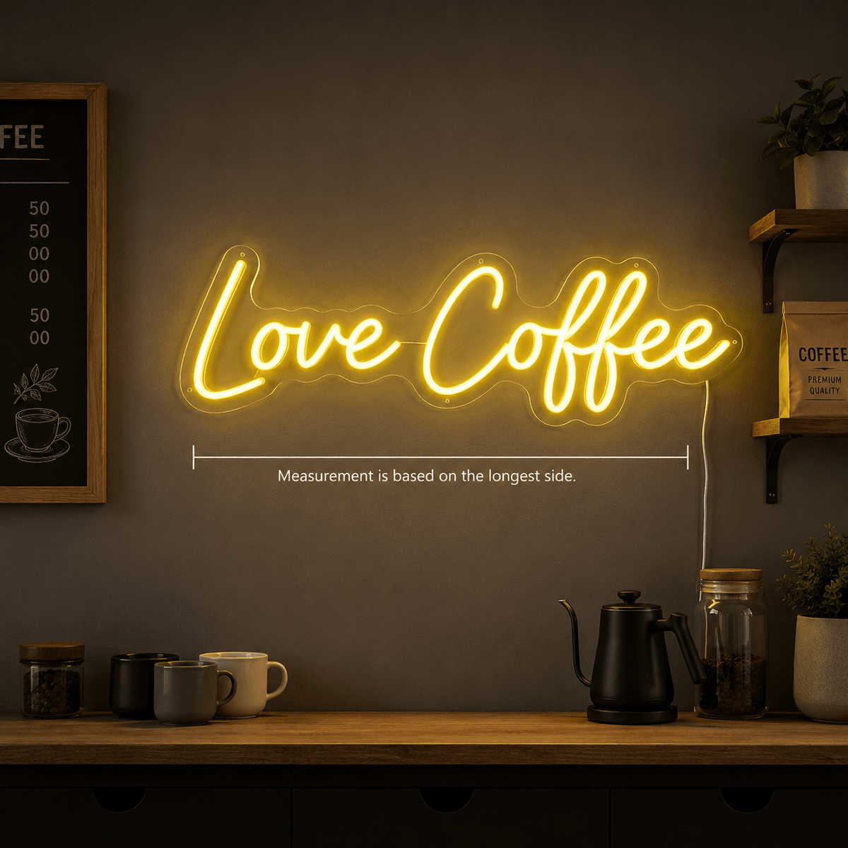 Love Coffee LED Neon Sign - Shineneon