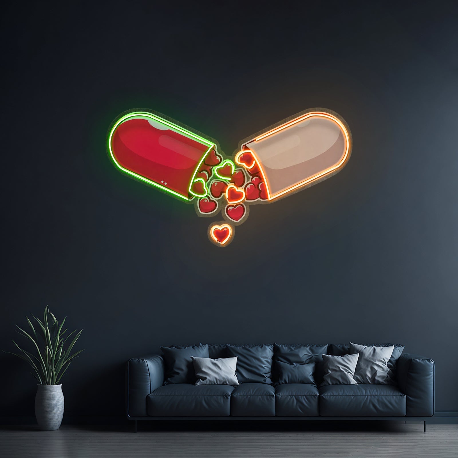 Love Doughnut Cream Led Neon Sign Light Custom Led Signs - Shineneon