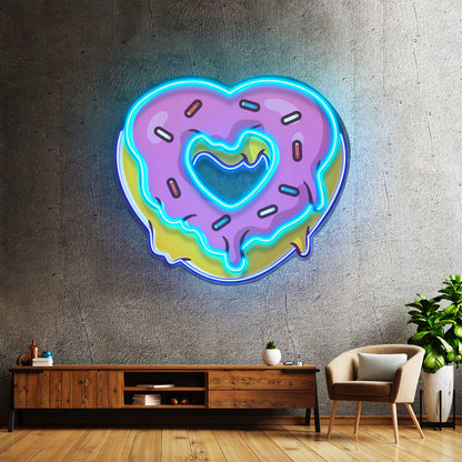 Love Doughnut Cream Led Neon Sign Light Custom Led Signs - Shineneon
