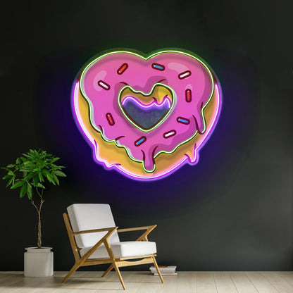 Love Doughnut Cream Led Neon Sign Light Custom Led Signs - Shineneon