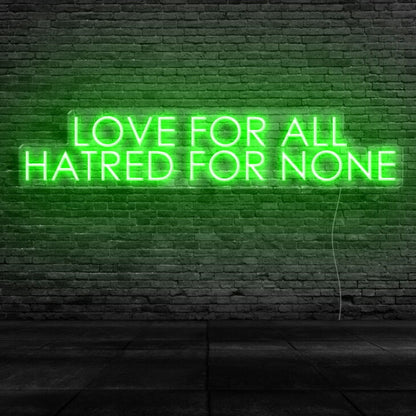 Love Fall Hatred Fnone Led Neon Sign | Shineneon
