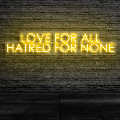 Love Fall Hatred Fnone Led Neon Sign | Shineneon